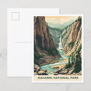 Postal Nahanni Parque Nacional Canadá Viajes