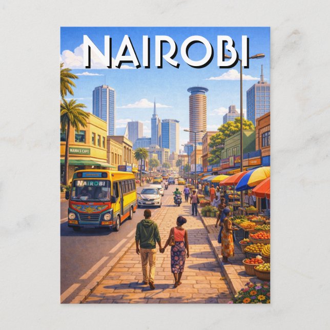 Postal Nairobi Kenia (Anverso)