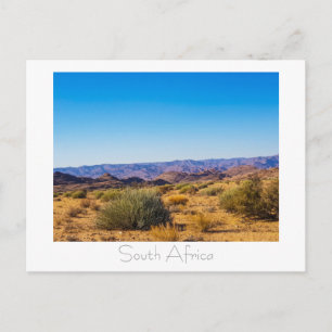 Postal Namaqualand Nature View South Africa SA Postcard