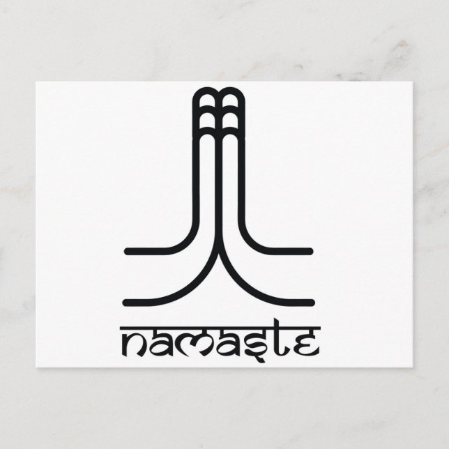 Postal Namaste (Anverso)