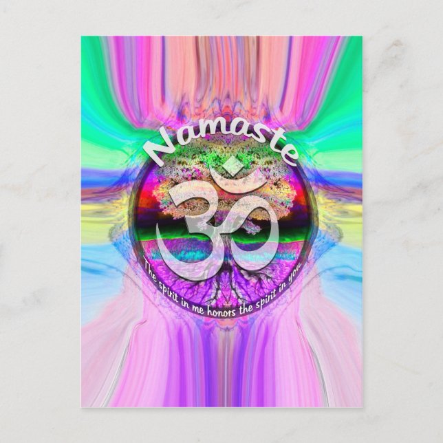 Postal Namaste (Anverso)