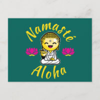 Namaste Aloha, signo de mano Buddha Humor