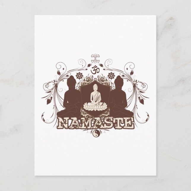 Postal Namaste Buddha (Anverso)