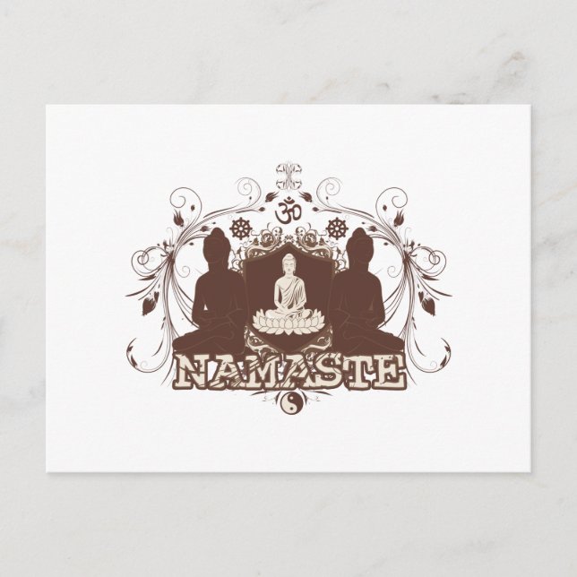 Postal Namaste Buddha (Anverso)