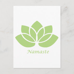 Postal Namaste Lotus