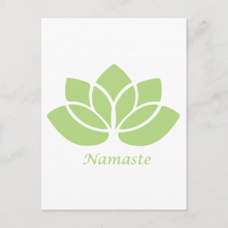 Postal Namaste Lotus