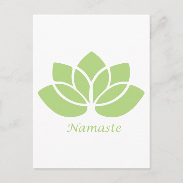 Postal Namaste Lotus (Anverso)