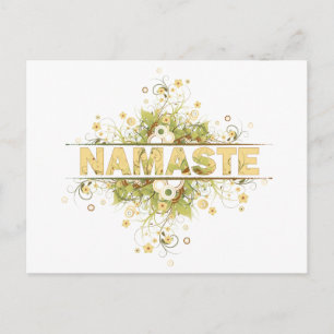 Postal Namaste Vintage Floral