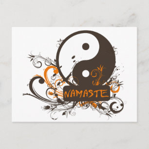 Postal Namaste Yin Yang