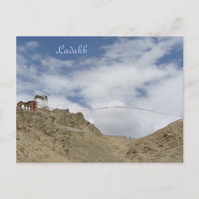 Postal Namgyal Tsemo gompa, Leh, Ladakh, India (Anverso)