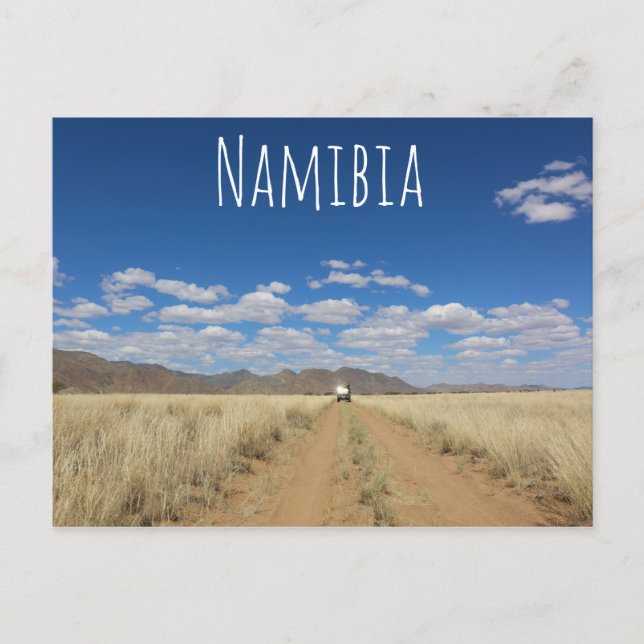 Postal Namibia Marienfluss Savannah Paisaje Naturaleza (Anverso)