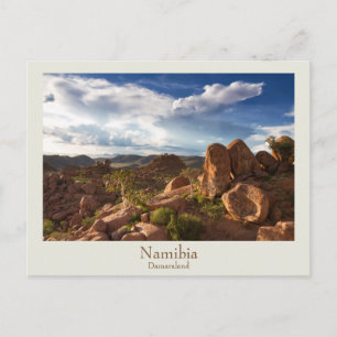 Postal Namibia - Postcard Damaraland con texto