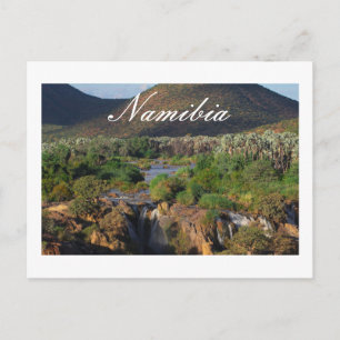 Postal Namibia Río Kunene Cataratas Epupa Paisaje Natural