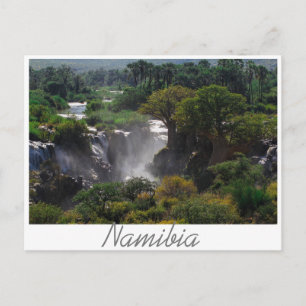 Postal Namibia Río Kunene Epupa Cae Paisajes Naturales