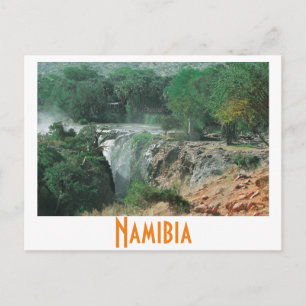 Postal Namibia Río Kunene Epupa Cae Paisajes Naturales