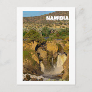 Postal Namibia Río Kunene Epupa Cae Paisajes Naturales