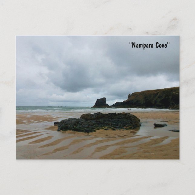 Postal Nampara Cove Porthcothan Bay Cornwall England (Anverso)