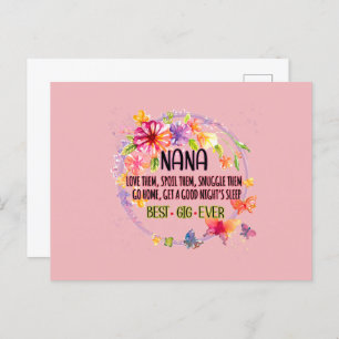 Postal Nana Los Ama Malograrlos Los Acurruca.