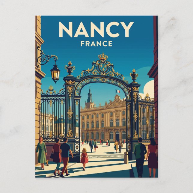 Postal Nancy, Francia Francia (Anverso)