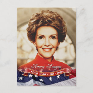 Postal Nancy Reagan, Primera Dama de los Estados Unidos