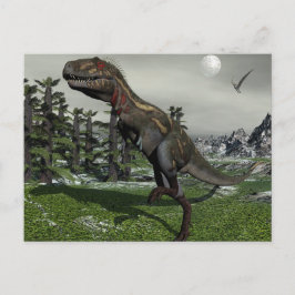 Postal Nanotyrannus dinosaurio - renderizado 3D