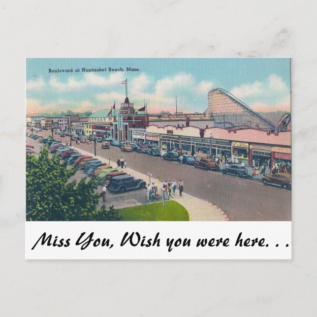 Postal Nantasket Beach, Massachusetts (Anverso)
