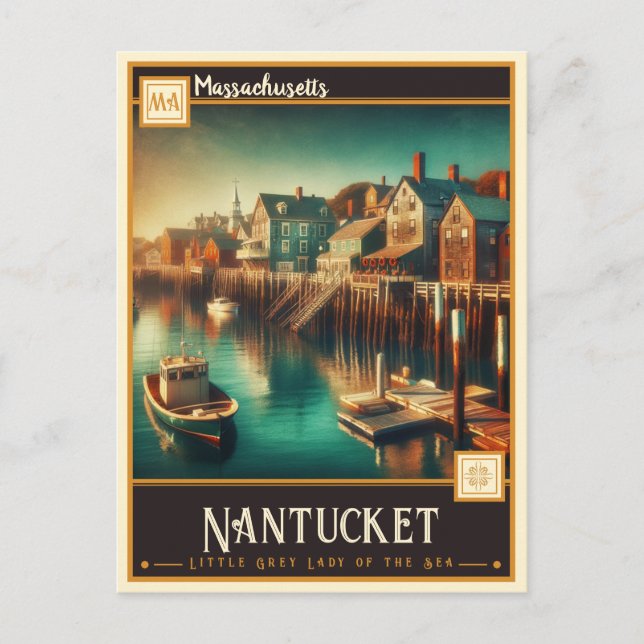 Postal Nantucket, Massachusetts | Vintage (Anverso)