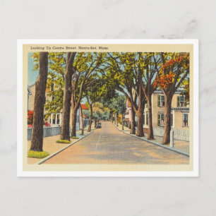 Postal Nantucket, Massachusetts Vintage Centre Street