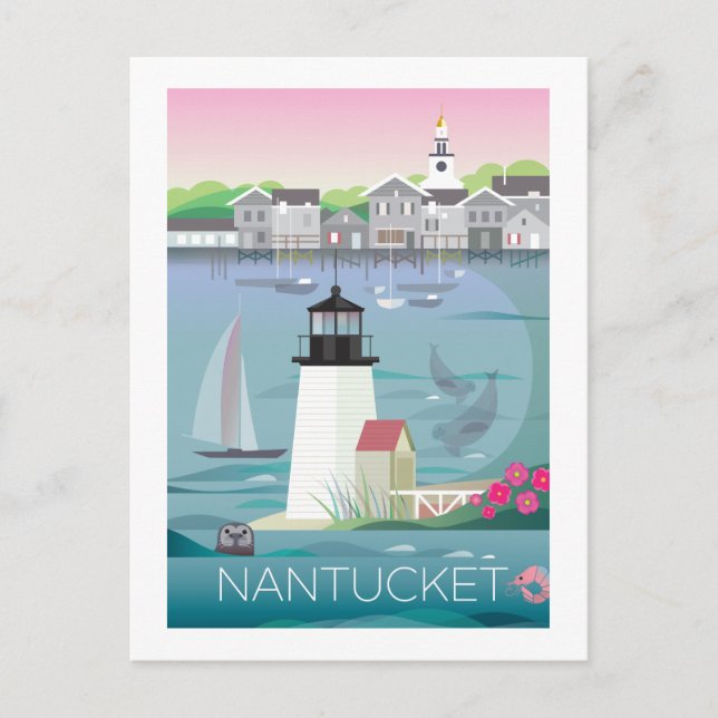Postal Nantucket Postcard (Anverso)