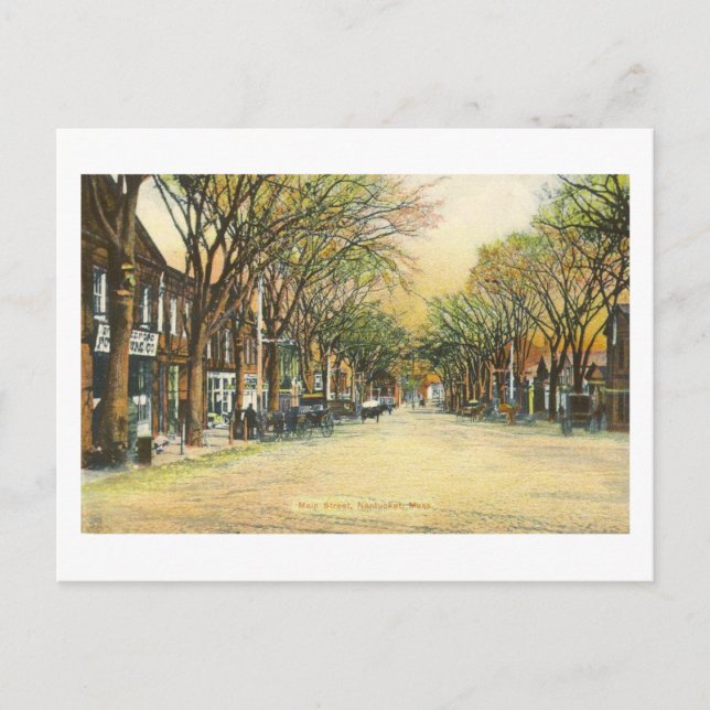 POSTAL NANTUCKET POSTCARD 1907 (Anverso)