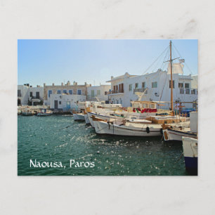 Postal Naousa Paros Grecia