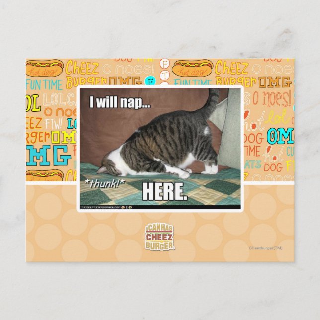 Postal Nap aquí (Anverso)