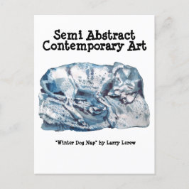 Postal Nap de perro de invierno #170101