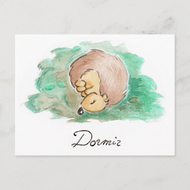 Postal Napa de bebé (Anverso)