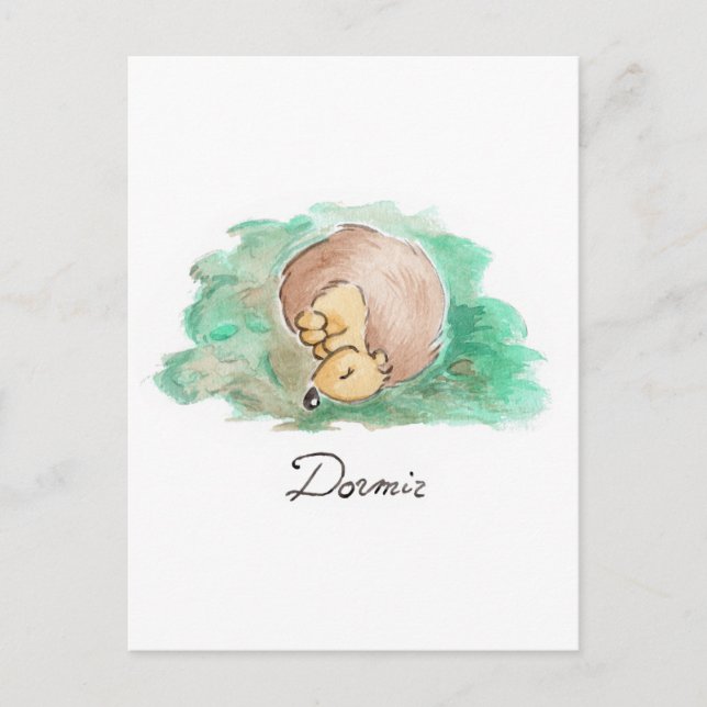 Postal Napa de bebé (Anverso)