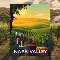 Napa Valley, California Wine Travel Vintage