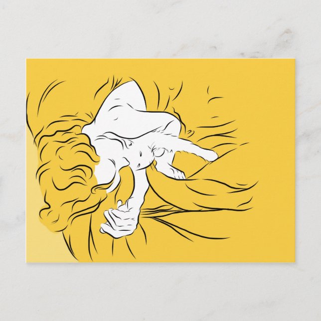 Postal Napas de gato (Anverso)