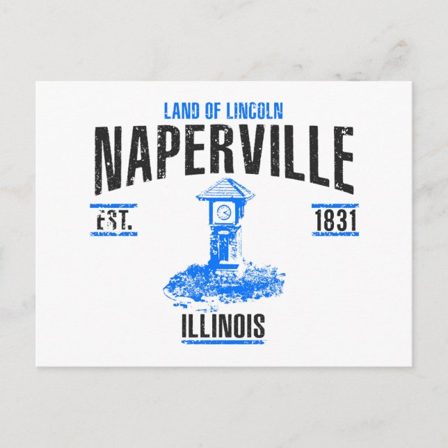 Postal Naperville (Anverso)