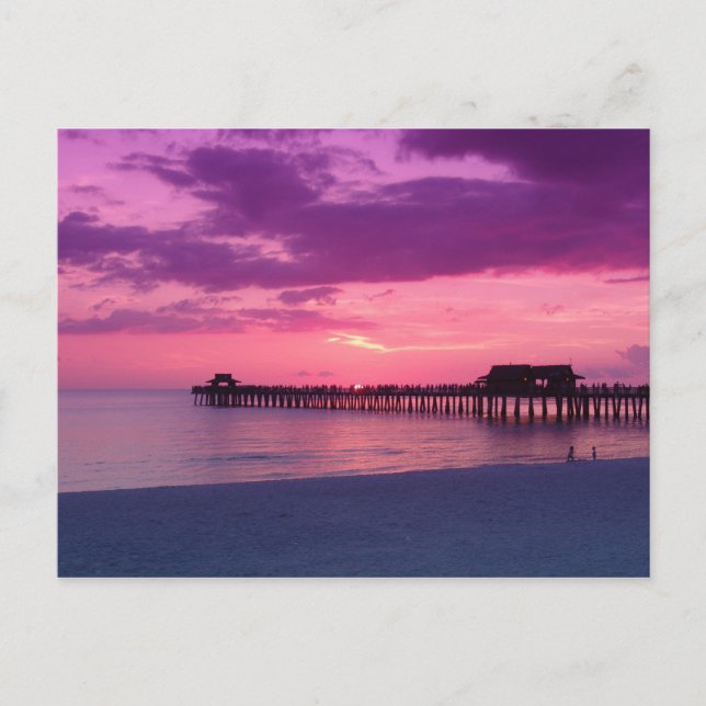 Postal Naples Beach Play (Anverso)