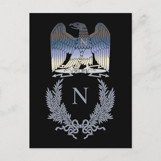 Postal Napoleón Bonaparte Eagle Emblem (Anverso)