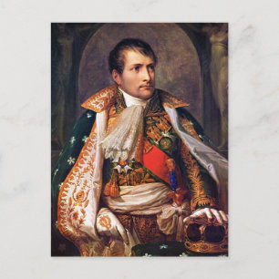 Postal Napoleón El Rey de Italia de Andrea Appiani