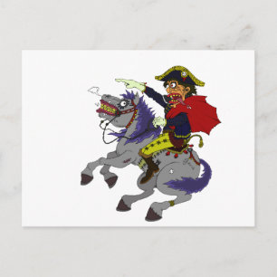 Postal Napoleón en el alboroto