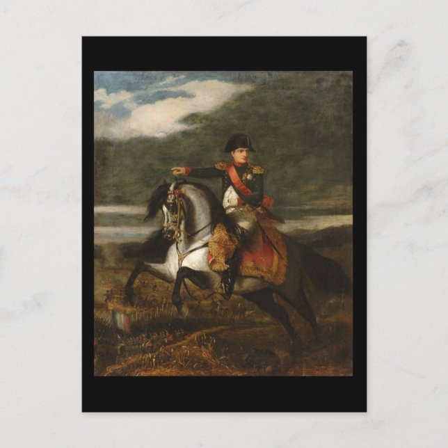 Postal Napoleón en Wagram (Anverso)