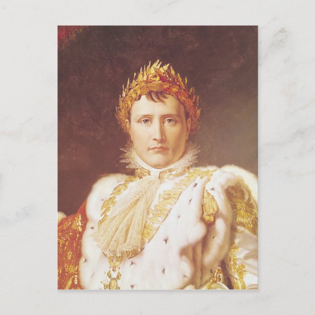 Postal Napoleón I en Coronation Robes, c.1804 (Anverso)