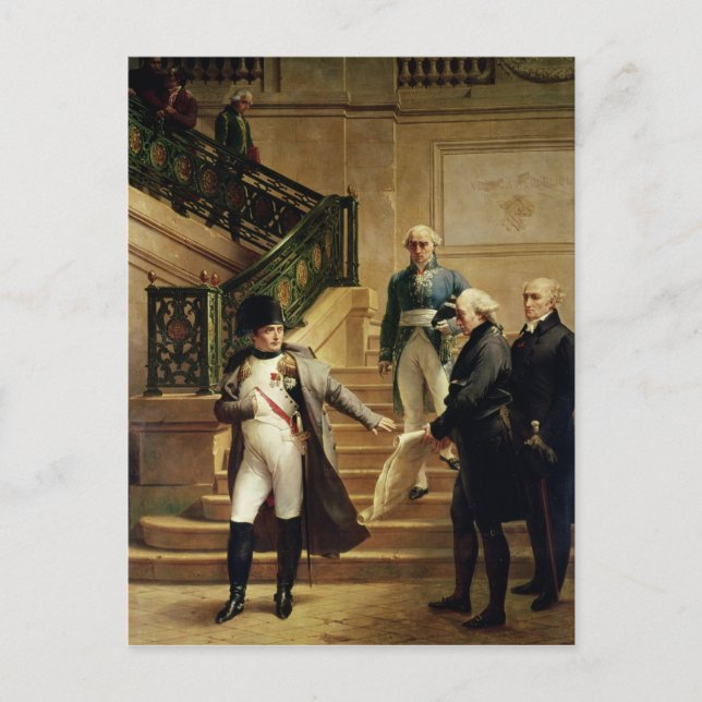 Postal Napoleón I en el Palacio Real (Anverso)