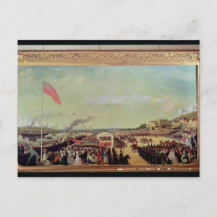 Postal Napoleón III Bienvenida a la Reina Victoria