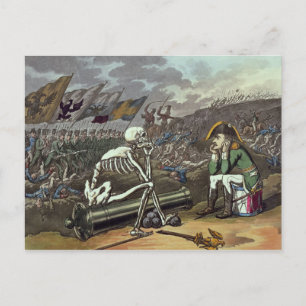 Postal Napoleón y esqueleto, 18