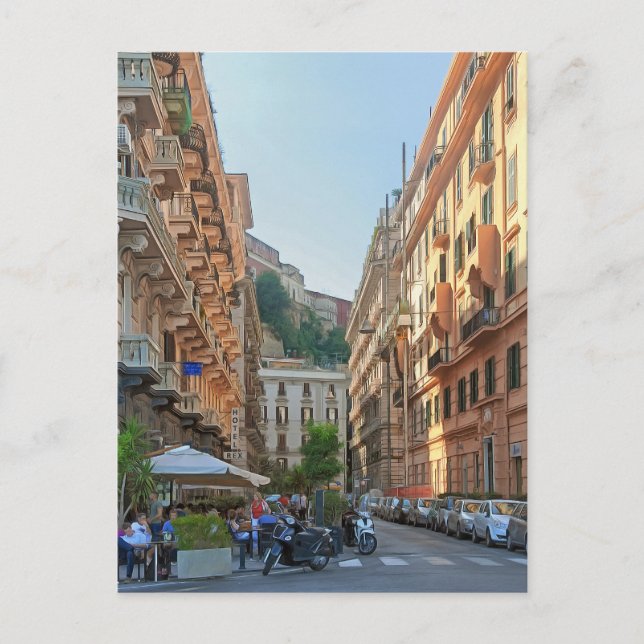 Postal Nápoles 18. (Anverso)