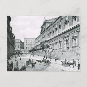 Postal Nápoles, 1908, Museo Nacional