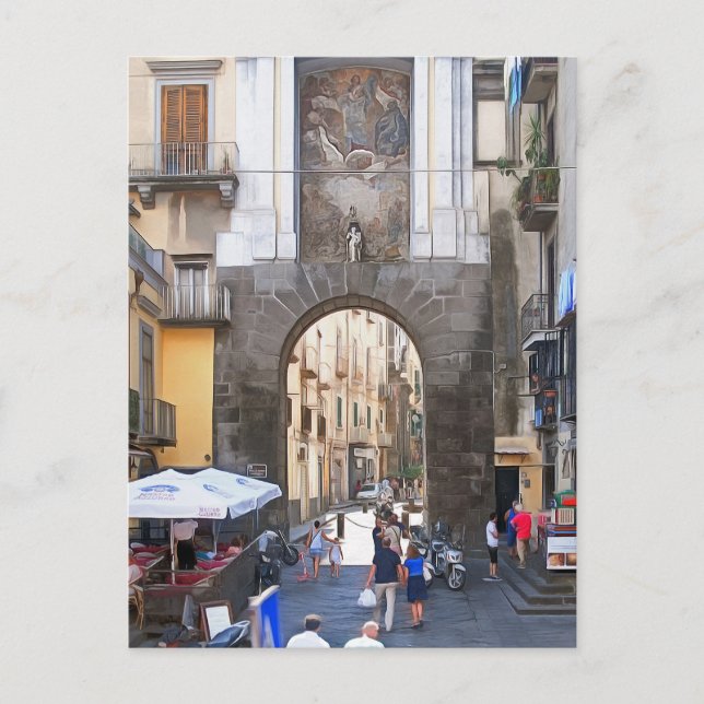 Postal Nápoles 9. (Anverso)